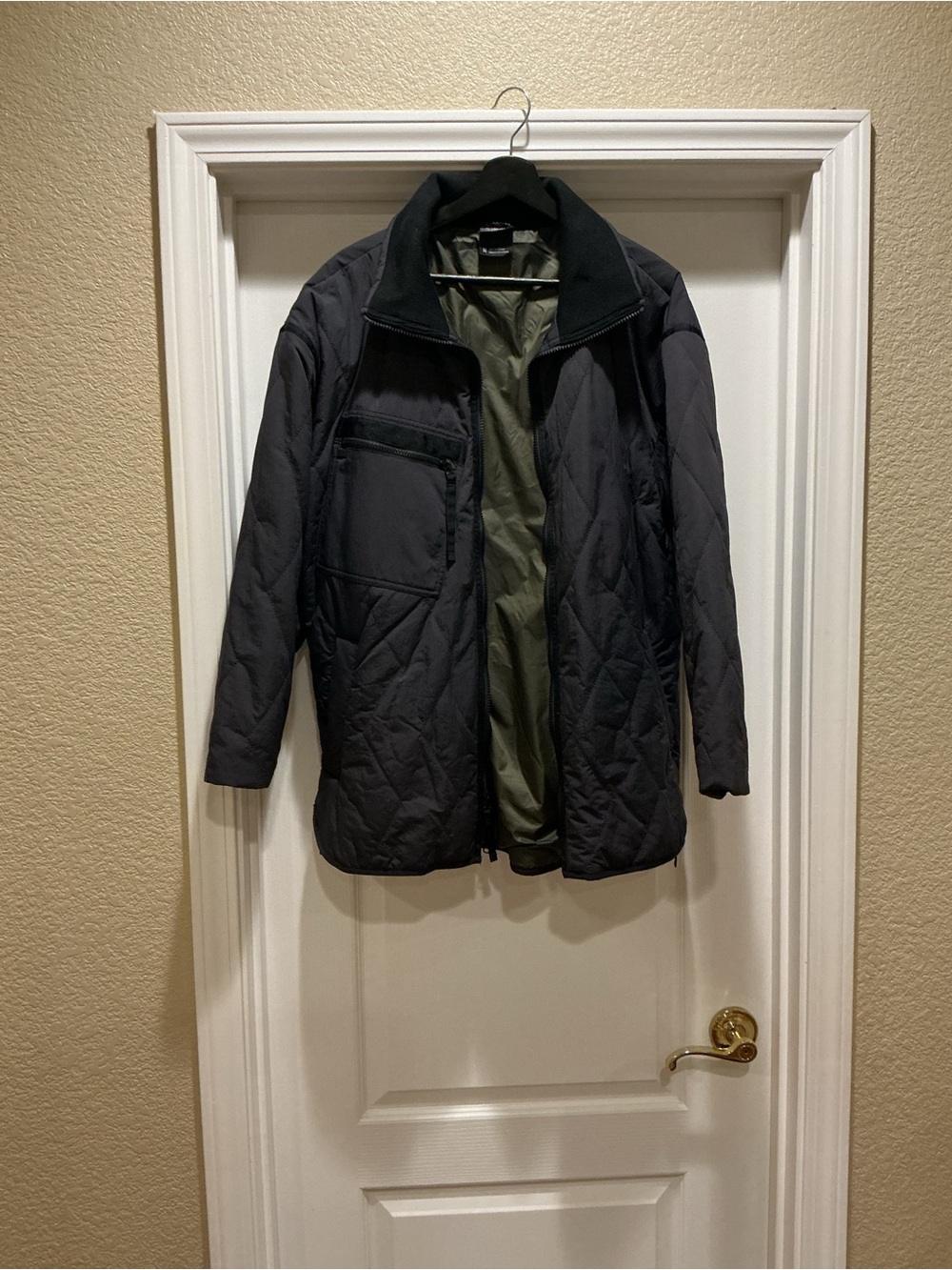 Prana Encinitas Water Repellent Quilted Field Coat